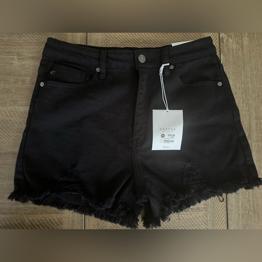 KanCan Jean high rise shorts